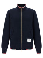 Thom Browne Blue Cotton Sweatshirt