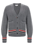 Thom Browne Gray Cashmere Cardigan