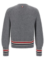 Thom Browne Gray Cashmere Cardigan
