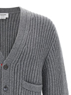 Thom Browne Gray Cashmere Cardigan