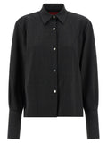 THELATEST Gray Polyester Blouse