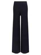 Max Mara Blue Viscose Casual Pants