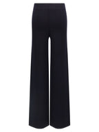 Max Mara Blue Viscose Casual Pants