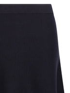 Max Mara Blue Viscose Midi Skirt