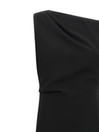 Max Mara Black Triacetate Long Dress