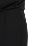 Max Mara Black Triacetate Long Dress