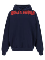 Marni Blue Cotton Sweatshirt