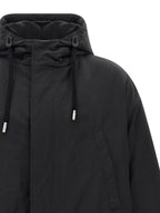 Ami Paris Gray Polyamide Parka