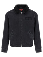 Kenzo Black Cotton Denim Jacket