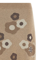 Kenzo Beige Wool Long Skirt