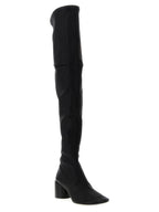 Jil Sander Black Leather Over The Knee