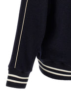 WALES BONNER Blue Virgin Wool Bomber