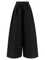 Carolina Herrera Black Silk Casual Pants