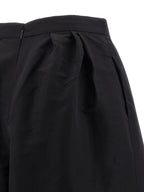 Carolina Herrera Black Silk Casual Pants