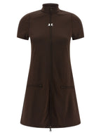 Courrèges Brown Polyester Short Dress
