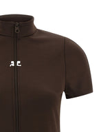 Courrèges Brown Polyester Short Dress