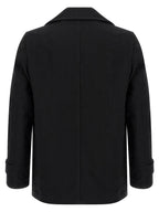 Comme Des Garçons Black Polyester Coat