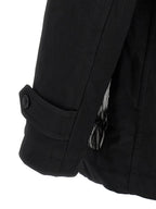 Comme Des Garçons Black Polyester Coat