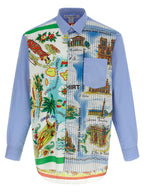 Comme Des Garçons Multicolor Cotton Blouse