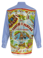 Comme Des Garçons Multicolor Cotton Blouse