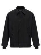 Comme Des Garçons Black Polyester Full-Length Jacket