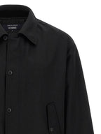 Comme Des Garçons Black Polyester Full-Length Jacket