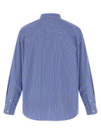 Comme Des Garçons Blue Cotton Blouse
