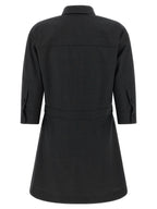 Gucci Gray Wool Short Dress