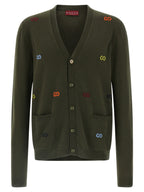Gucci Bicolor Cashmere Cardigan