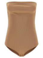 Courrèges Beige Viscose Bodysuit