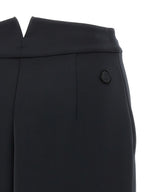 MONCLER GENIUS Black Polyester Midi Skirt