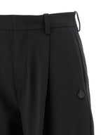 MONCLER GENIUS Black Polyester Dress Pants