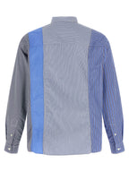 Comme Des Garçons Blue Cotton Blouse