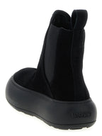 Moschino Black Calfskin Chelsea Boots