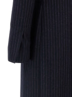 Alberto Biani Blue Virgin Wool Coat