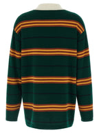 Guest in Residence Bicolor Cashmere Polo Shirt
