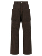 DRKSHDW Brown Cotton Cargo Pants
