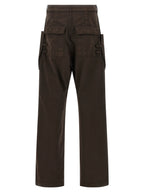 DRKSHDW Brown Cotton Cargo Pants