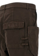 DRKSHDW Brown Cotton Cargo Pants
