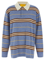 Guest in Residence Blue Cashmere Polo Shirt