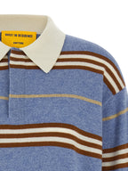 Guest in Residence Blue Cashmere Polo Shirt
