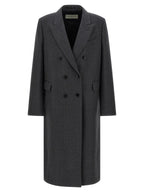 Dries Van Noten Gray Wool Coat