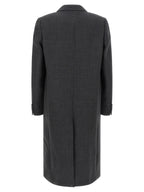 Dries Van Noten Gray Wool Coat