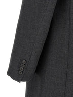 Dries Van Noten Gray Wool Coat