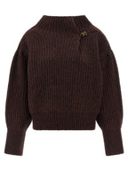 Dries Van Noten Bordeaux Wool Cardigan