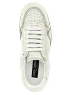 White Lamb Leather Low Top Sneakers