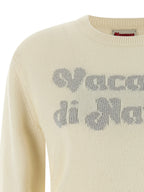 MC2 Saint Barth White Wool Cardigan