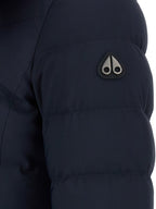 Moose Knuckles Blue Nylon Parka