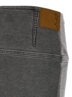 Haikure Gray Cotton Long Skirt