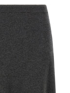 Balenciaga Gray Wool Mini Skirt
